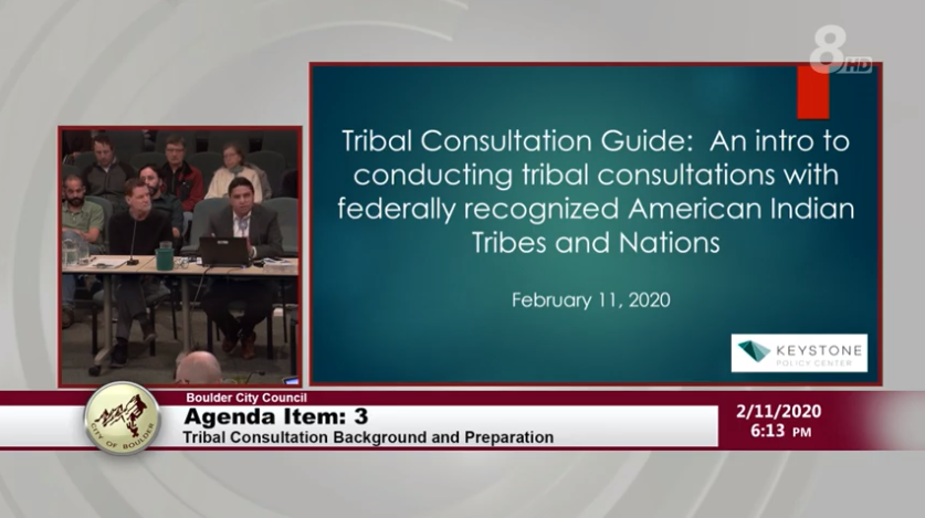 Keystone Offers Insight to Boulder City Council About Tribal Consultation