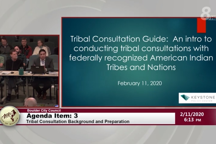 Tribal Consultation: City of Boulder